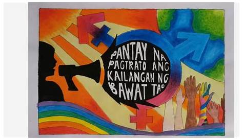 Sekswalidad Slogan Poster Tungkol Sa Pagkakapantay Pantay Ng Kasarian