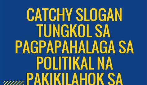 Poster Slogan Tungkol Sa Ekonomiya Ng Pilipinas - Filipino Wika Ng