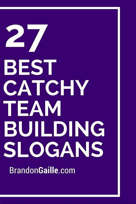 slogan team building
