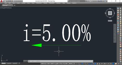 slope command in autocad