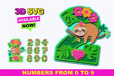 Download sloth-numbers SVG
