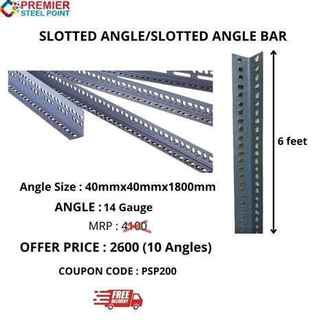 Slotted Angle Bar Size