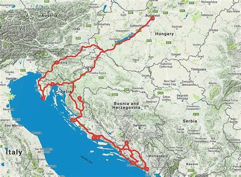 slovenia croatia montenegro itinerary