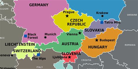 slovenia vs slovakia map