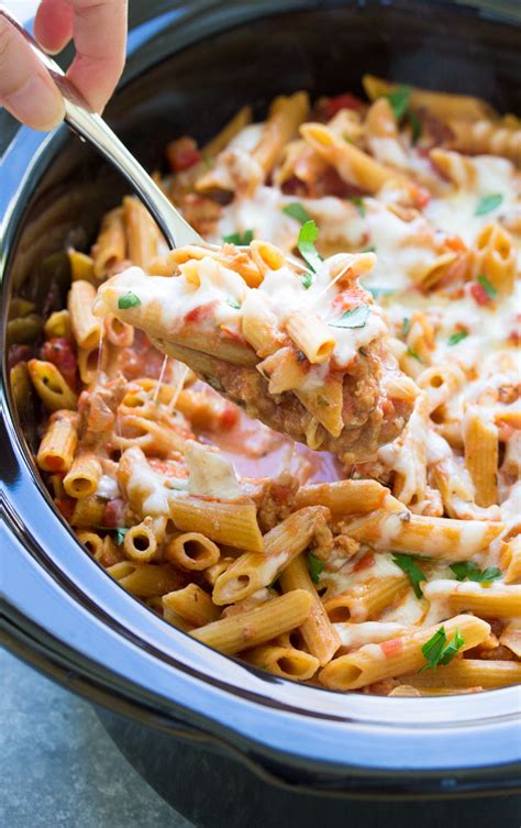 Slow Cook Baked Ziti