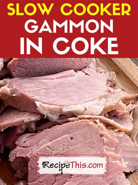 Slow Cooked Gammon In Coke Zero