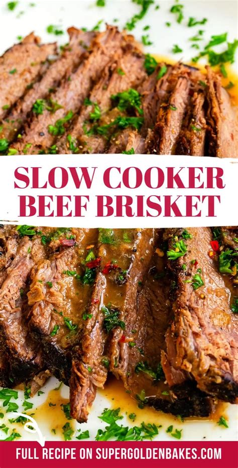 Slow Cooker Brisket Simple