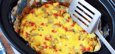 Slow Cooker Egg Bake With Bread