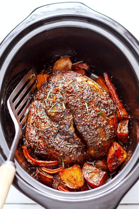 Smithfield Smoked Pork Shoulder Picnic Slow Cooker Recipe Image Of