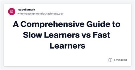slow learner vs fast learner