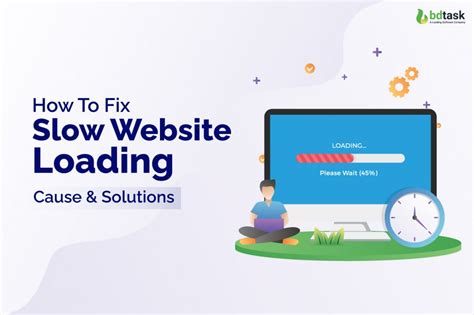 Slow website loading speed and internet connection troubleshooting