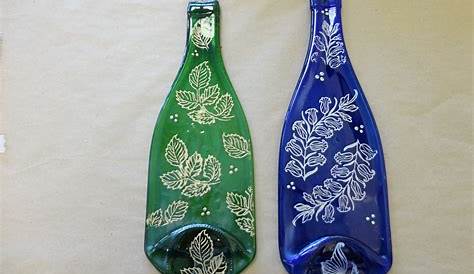 Bottle Slumping | Liquor bottle crafts, Glass bottle crafts, Wine