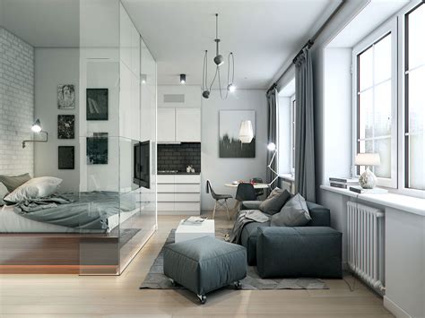 Great Interior Design of a Small 40 Square Meter Apartment