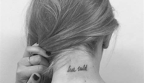 Small Back Of Neck Tattoos For Women 40 And Sexy 2016 Bored Art