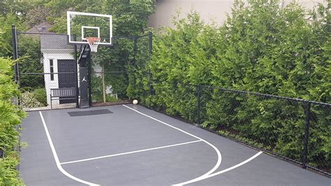 Small Backyard Basketball Court Ideas Stunning Mesmerizing Gallery Best Decorating 1