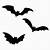 small bat stencil