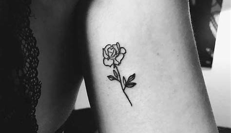 50+ Beautiful Rose Tattoo Ideas Small rose tattoo