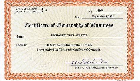 Small Business Business License Template