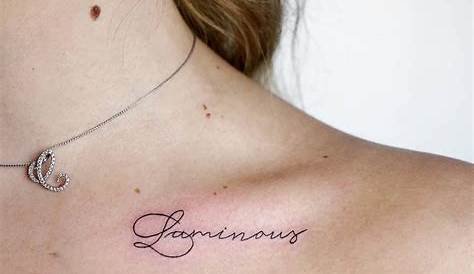 Small Collarbone Name Tattoo 50 Most Wanted Collar Bone s