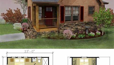 Small Cottage Floor Plan with loft | Cottage floor plans, Small
