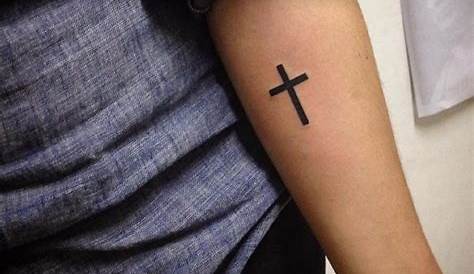 Small Cross Tattoos For Men On Arm 40 Religious Spiritual Design Ideas