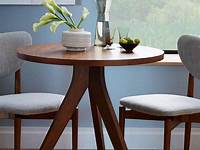 Compact Dining Space Arrangement with Drop Leaf Dining Table for Small