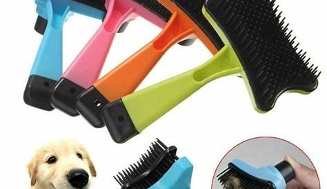 Cute Professional Dog Brush Combs Quick Open Hair Knot Cleaning Pet