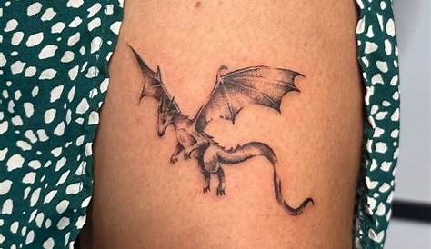 Dragon tattoo on his thigh Dragon thigh tattoo, Thigh