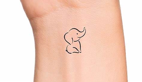Small Elephant Tattoo Meaning Realistic s,