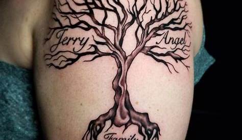 Small Family Tree Tattoo Ideas s,