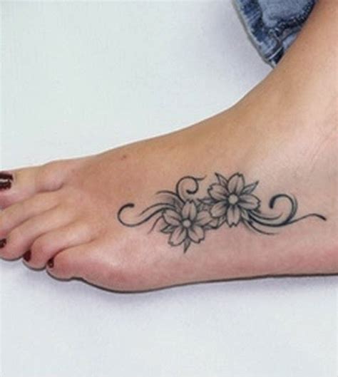 Controversial Small Flower Tattoo Designs On Foot 2023