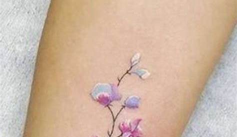 Small Flower Vine Tattoo 100+ Trending Watercolor Ideas For Women