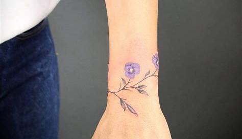 Small Flower Tattoo On Wrist