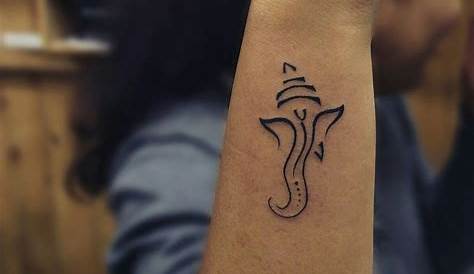 HD Small Ganesha Tattoo On Wrist Free