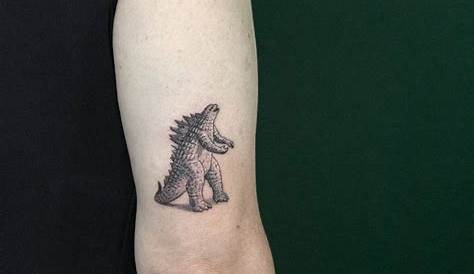 Small Godzilla Tattoo By Jackiedunnsmith