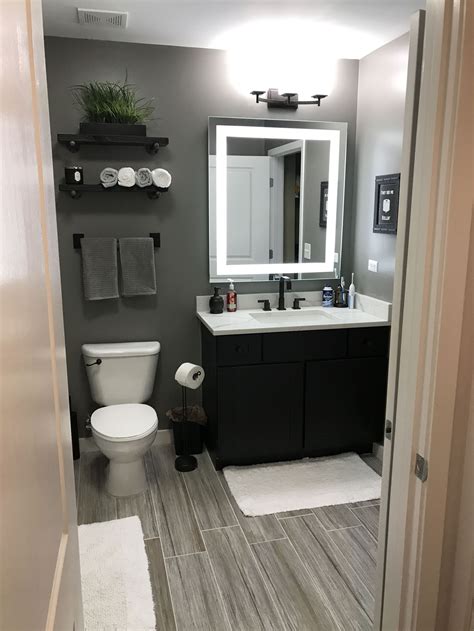 Small Grey Bathroom Decorating Ideas