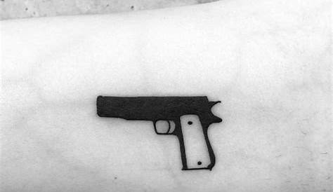 Small Gun Tattoo On Hand » Tattoo Ideas