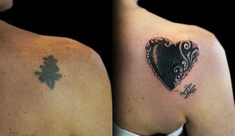 8 Beautiful Black Heart Tattoos Black heart tattoos