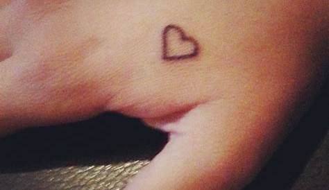 Small Heart Tattoo On Hand Pin By Brooke Martinez s s