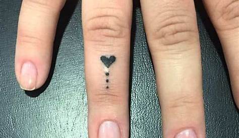 Small Heartbeat Tattoo On Finger 59 Heart s