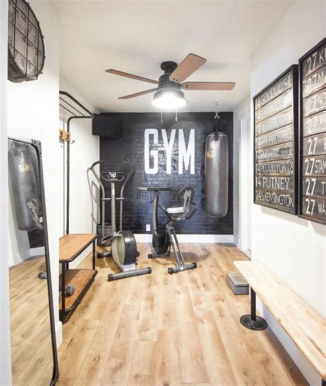 50 COLD HOME GYM IDEAS DECORATION ON A BUDGET FOR SMALL ROOM Home gym