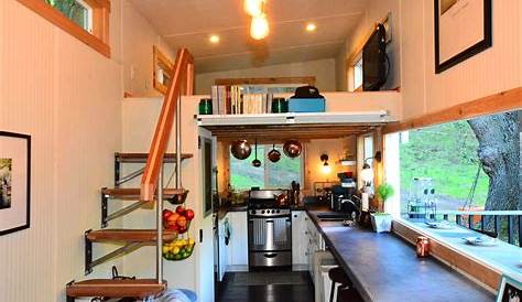 Tiny House On Wheels With Indoor/Outdoor Entertaining