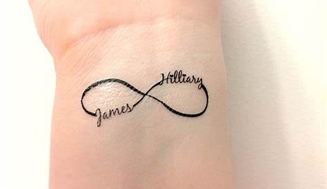 Small Infinity Tattoo With Names Pin By Sarah Melton On