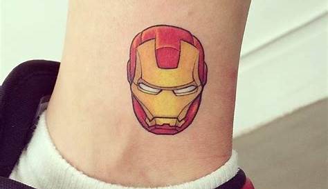 Small Iron Man Helmet Tattoo UPDATED 40 Bold s (March 2020)
