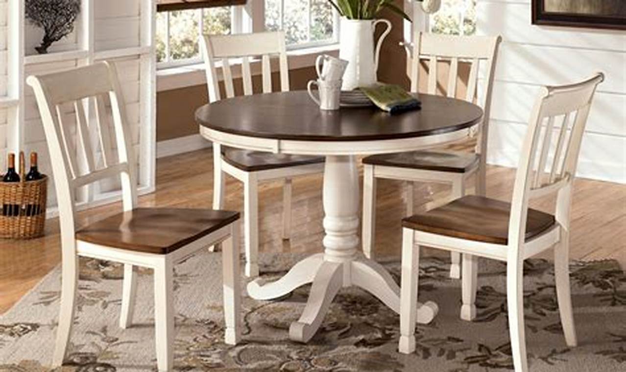 Small Kitchen Table Sets at Ashley Furniture: Enhancing Your Dining Space