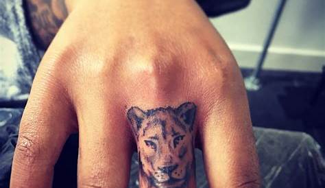 Small Lioness Tattoo Roaring By Emrahozhan tattoo