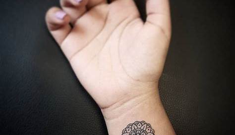 Small Mandala Tattoo Wrist Ink Youqueen Girly s