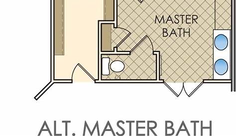 Master Bathroom Floor Plans