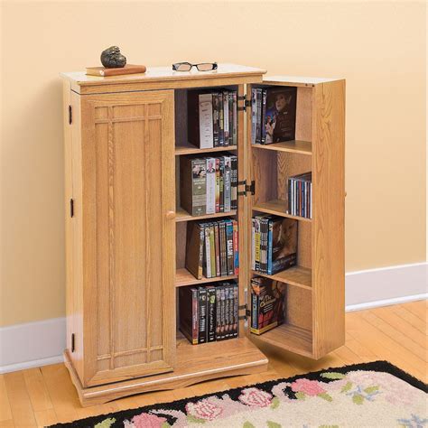 Small Media Cabinet With Doors