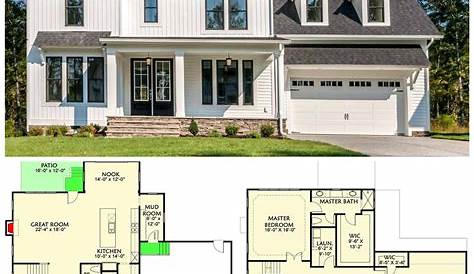 Modern Farmhouse Flooring, Modern Farmhouse Floorplan, Cottage Floor